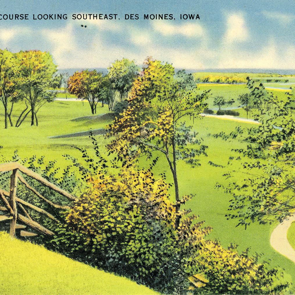 Golf on postcards